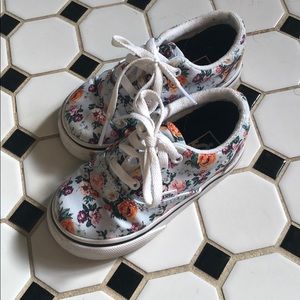 Vans Toddler Size 6 Floral